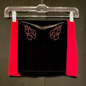 Super Hot Fire Velvet Tube Crop Top 🔥